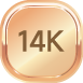 14K Rose Gold