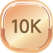 10K Rose Gold