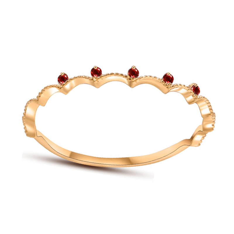 30998 Little Star Series Gemstone Ring