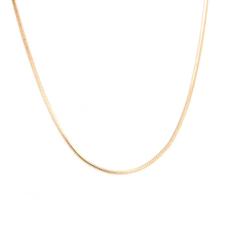 060 Delicate Versatile Snake Bone Layered Necklace