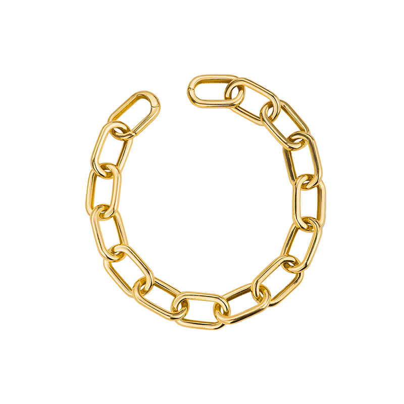 40305 Retro hip-hop style geometric chain bracelet