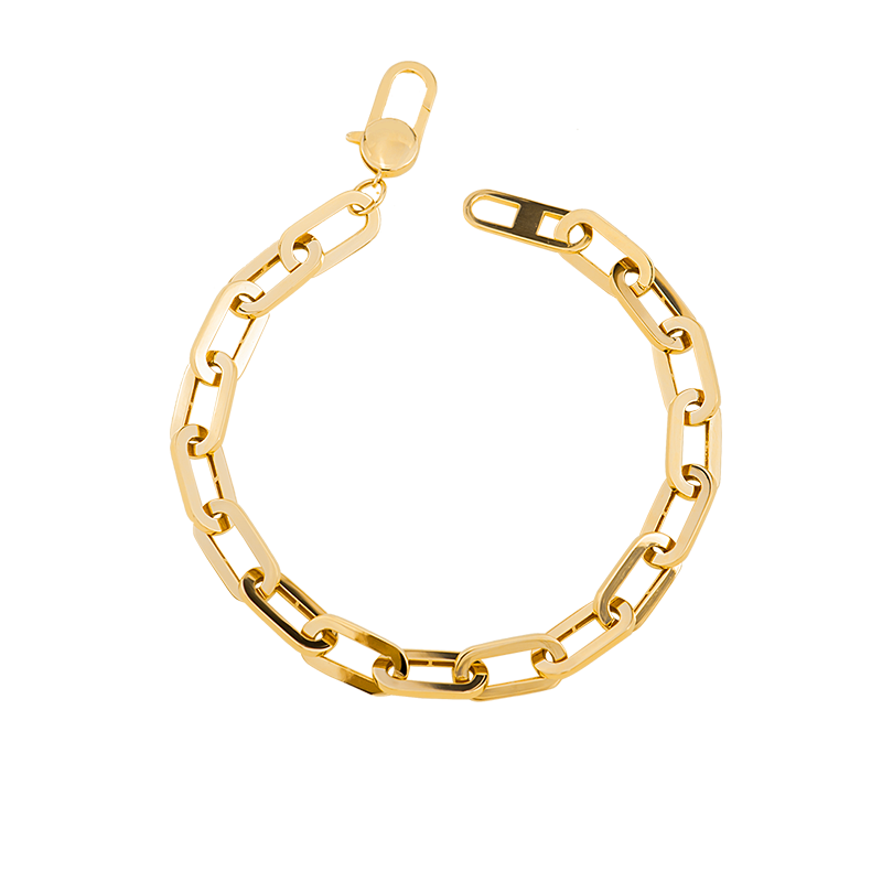 40316 Retro hip-hop style geometric chain bracelet