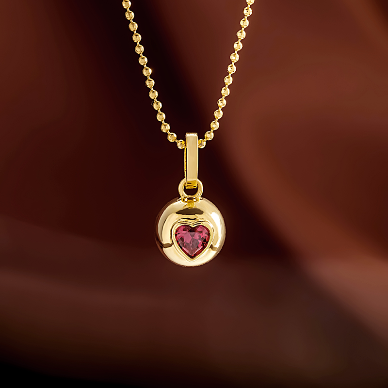 12464 Light luxury and fashionable interchangeable gemstone pendant