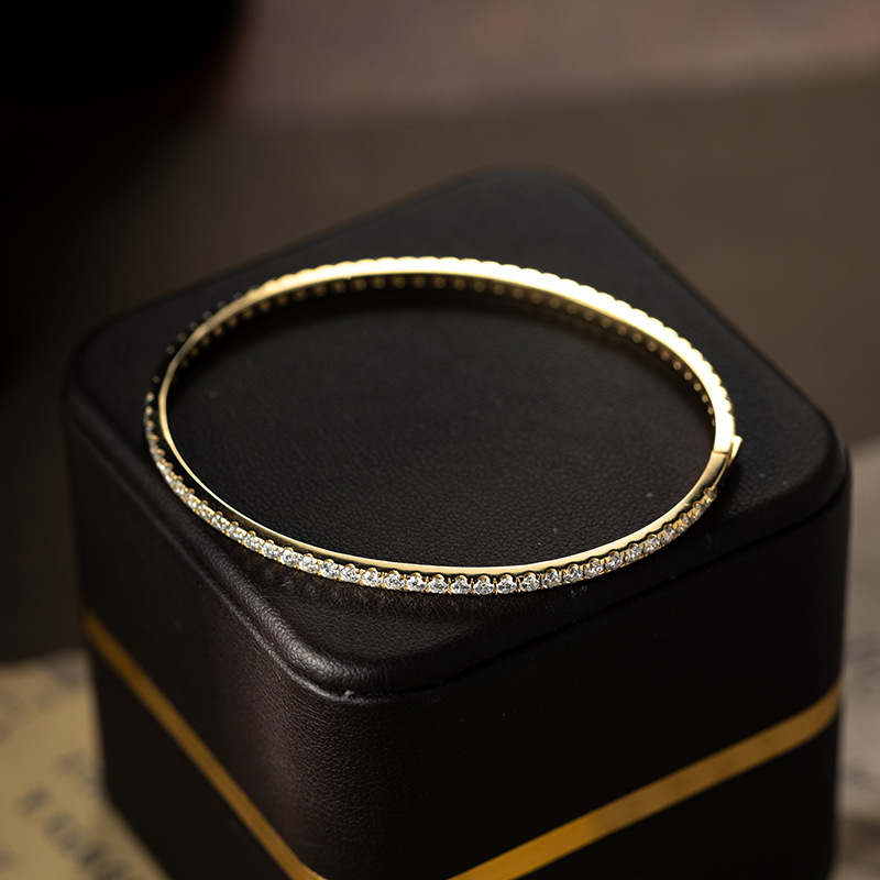 40508 INS wind niche light luxury micro inlaid full diamond bracelet.