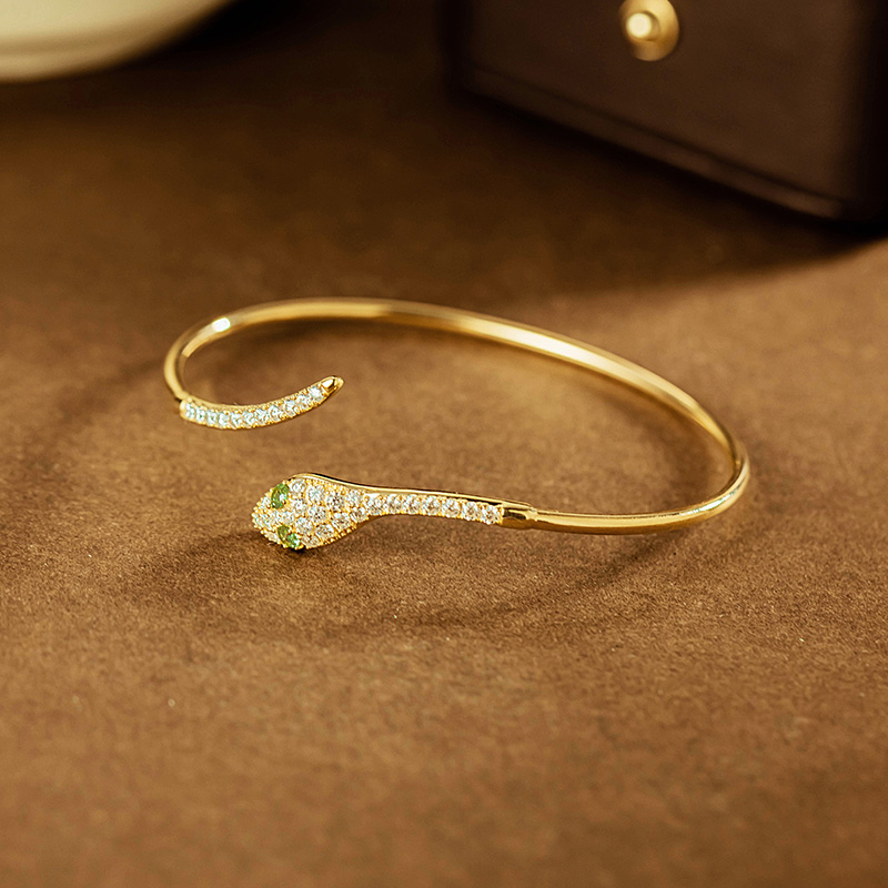 40954  Creative diamond-embedded snake bracelet